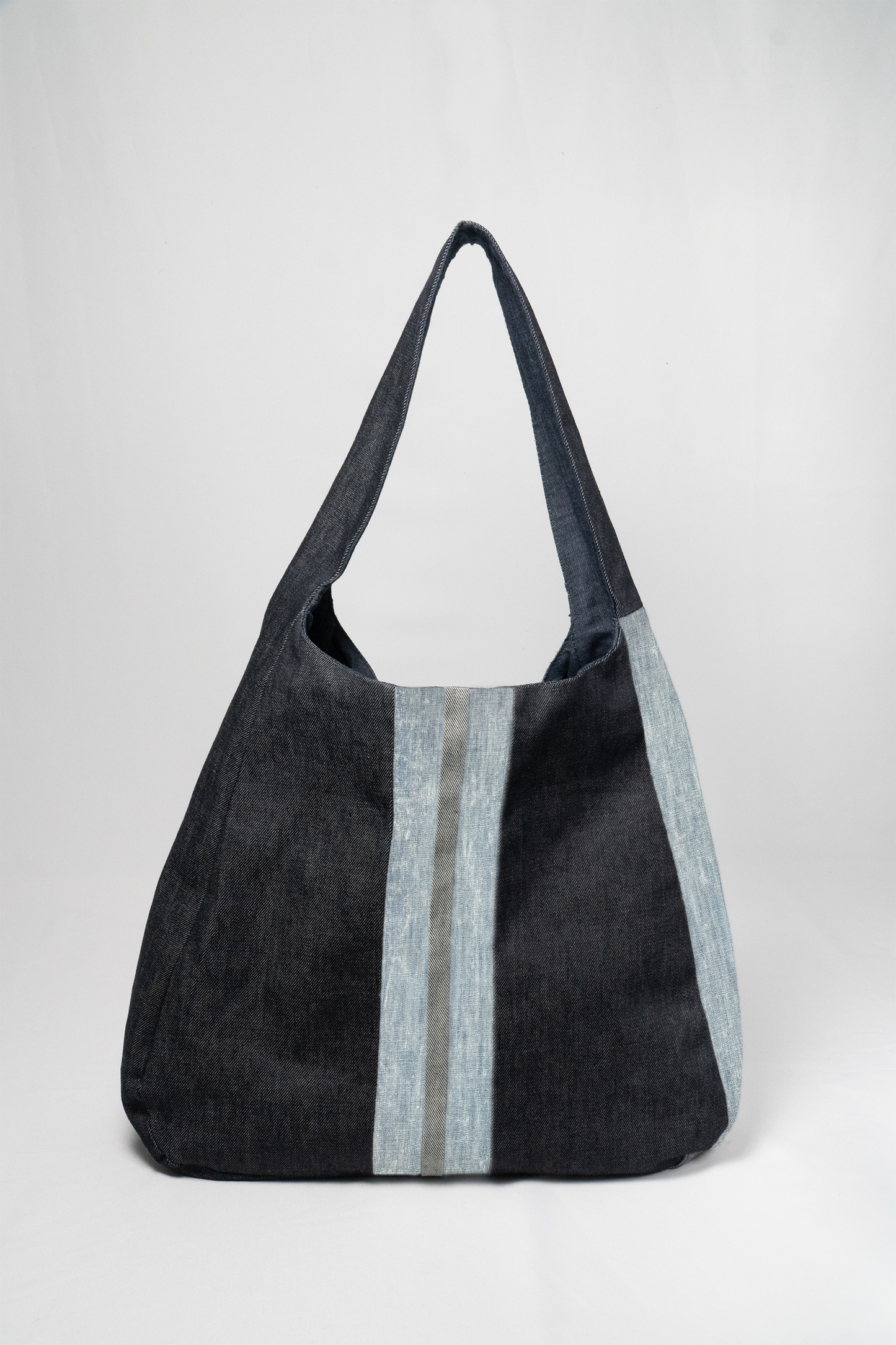 The Buckey Bag - Light Blue Acid Wash