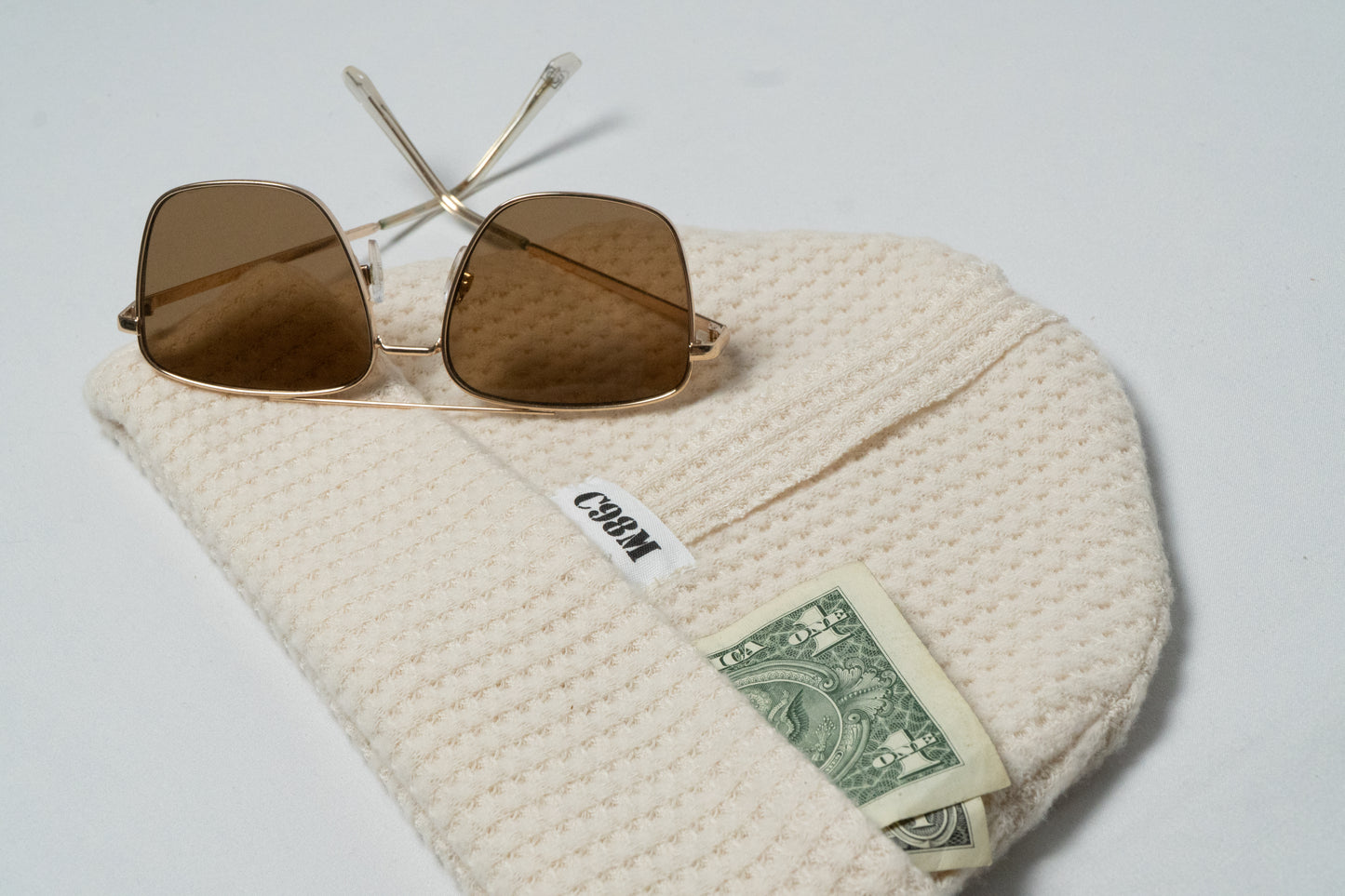 Chunky Waffle Knit Thermal Beanie