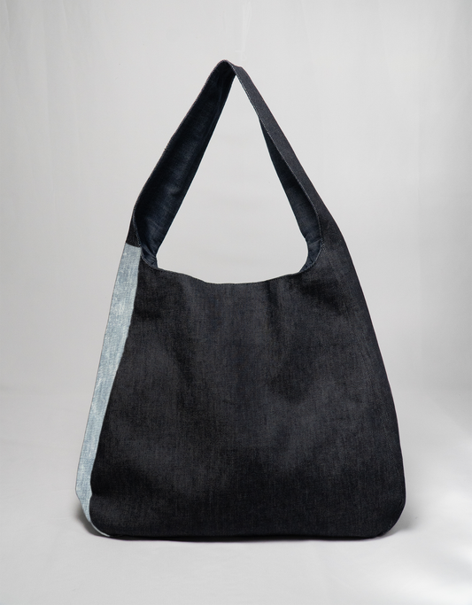 The Buckey Bag - Light Blue Acid Wash