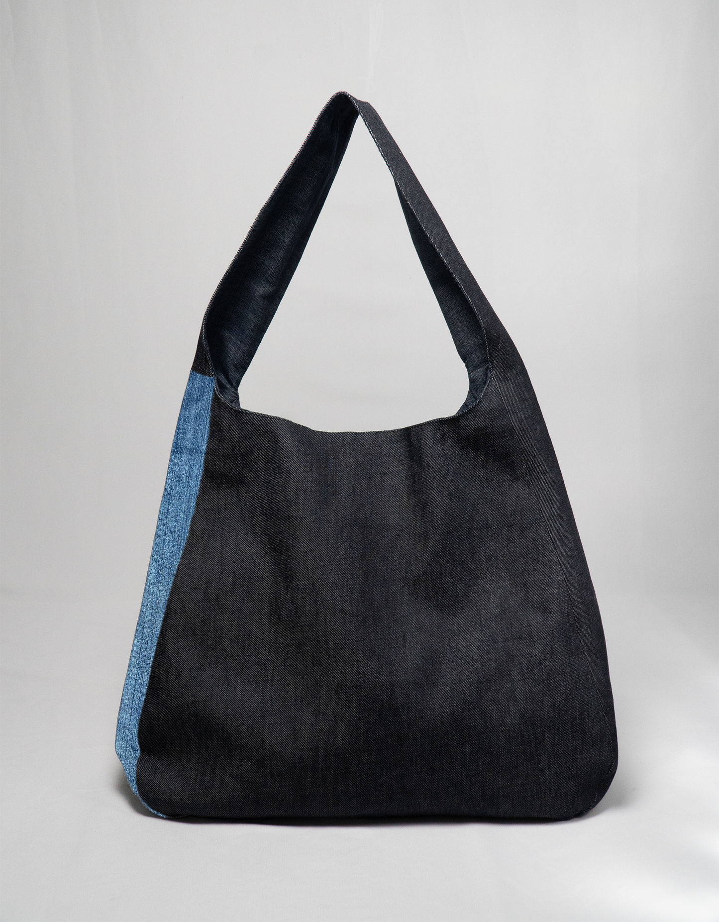 The Buckey Bag - Medium Blue Slub Denim